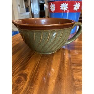 Paula Dean Signature 4 Quart Green Spatter Bowl Cookware Pour Spout Speckled